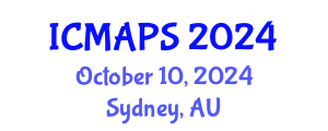 International Conference on Mathematical and Physical Sciences (ICMAPS) October 10, 2024 - Sydney, Australia