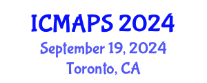 International Conference on Mathematical and Physical Sciences (ICMAPS) September 19, 2024 - Toronto, Canada