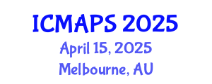 International Conference on Mathematical and Physical Sciences (ICMAPS) April 15, 2025 - Melbourne, Australia