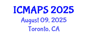 International Conference on Mathematical and Physical Sciences (ICMAPS) August 09, 2025 - Toronto, Canada