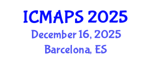 International Conference on Mathematical and Physical Sciences (ICMAPS) December 16, 2025 - Barcelona, Spain