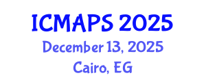 International Conference on Mathematical and Physical Sciences (ICMAPS) December 13, 2025 - Cairo, Egypt