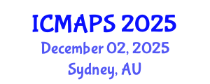 International Conference on Mathematical and Physical Sciences (ICMAPS) December 02, 2025 - Sydney, Australia