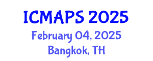 International Conference on Mathematical and Physical Sciences (ICMAPS) February 04, 2025 - Bangkok, Thailand