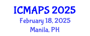 International Conference on Mathematical and Physical Sciences (ICMAPS) February 18, 2025 - Manila, Philippines