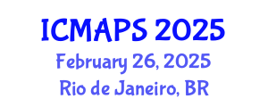 International Conference on Mathematical and Physical Sciences (ICMAPS) February 26, 2025 - Rio de Janeiro, Brazil