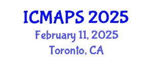 International Conference on Mathematical and Physical Sciences (ICMAPS) February 11, 2025 - Toronto, Canada