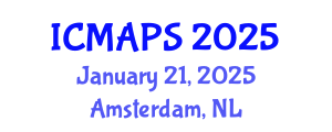 International Conference on Mathematical and Physical Sciences (ICMAPS) January 21, 2025 - Amsterdam, Netherlands