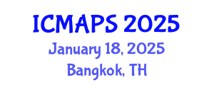 International Conference on Mathematical and Physical Sciences (ICMAPS) January 18, 2025 - Bangkok, Thailand
