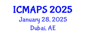 International Conference on Mathematical and Physical Sciences (ICMAPS) January 28, 2025 - Dubai, United Arab Emirates