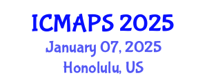 International Conference on Mathematical and Physical Sciences (ICMAPS) January 07, 2025 - Honolulu, United States
