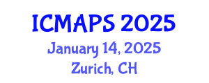 International Conference on Mathematical and Physical Sciences (ICMAPS) January 14, 2025 - Zurich, Switzerland