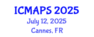 International Conference on Mathematical and Physical Sciences (ICMAPS) July 12, 2025 - Cannes, France