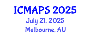 International Conference on Mathematical and Physical Sciences (ICMAPS) July 21, 2025 - Melbourne, Australia