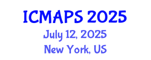 International Conference on Mathematical and Physical Sciences (ICMAPS) July 12, 2025 - New York, United States