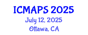 International Conference on Mathematical and Physical Sciences (ICMAPS) July 12, 2025 - Ottawa, Canada