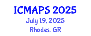 International Conference on Mathematical and Physical Sciences (ICMAPS) July 19, 2025 - Rhodes, Greece