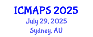 International Conference on Mathematical and Physical Sciences (ICMAPS) July 29, 2025 - Sydney, Australia