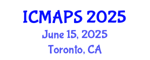 International Conference on Mathematical and Physical Sciences (ICMAPS) June 15, 2025 - Toronto, Canada