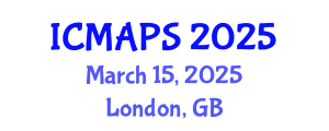 International Conference on Mathematical and Physical Sciences (ICMAPS) March 15, 2025 - London, United Kingdom