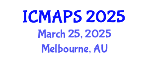 International Conference on Mathematical and Physical Sciences (ICMAPS) March 25, 2025 - Melbourne, Australia