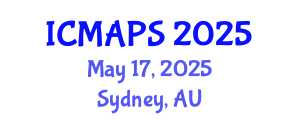 International Conference on Mathematical and Physical Sciences (ICMAPS) May 17, 2025 - Sydney, Australia