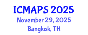International Conference on Mathematical and Physical Sciences (ICMAPS) November 29, 2025 - Bangkok, Thailand