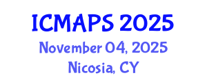 International Conference on Mathematical and Physical Sciences (ICMAPS) November 04, 2025 - Nicosia, Cyprus