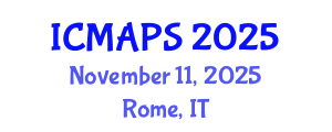 International Conference on Mathematical and Physical Sciences (ICMAPS) November 11, 2025 - Rome, Italy