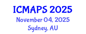 International Conference on Mathematical and Physical Sciences (ICMAPS) November 04, 2025 - Sydney, Australia