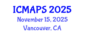 International Conference on Mathematical and Physical Sciences (ICMAPS) November 15, 2025 - Vancouver, Canada