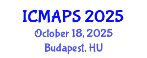 International Conference on Mathematical and Physical Sciences (ICMAPS) October 18, 2025 - Budapest, Hungary