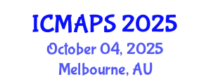 International Conference on Mathematical and Physical Sciences (ICMAPS) October 04, 2025 - Melbourne, Australia
