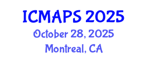 International Conference on Mathematical and Physical Sciences (ICMAPS) October 28, 2025 - Montreal, Canada