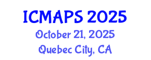 International Conference on Mathematical and Physical Sciences (ICMAPS) October 21, 2025 - Quebec City, Canada