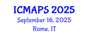 International Conference on Mathematical and Physical Sciences (ICMAPS) September 16, 2025 - Rome, Italy