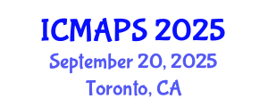 International Conference on Mathematical and Physical Sciences (ICMAPS) September 20, 2025 - Toronto, Canada
