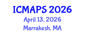 International Conference on Mathematical and Physical Sciences (ICMAPS) April 13, 2026 - Marrakesh, Morocco International Conference on Mathematical and Physical Sciences (ICMAPS) April 13, 2026 - Marrakesh, Morocco