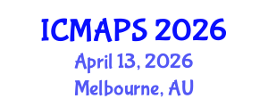 International Conference on Mathematical and Physical Sciences (ICMAPS) April 13, 2026 - Melbourne, Australia International Conference on Mathematical and Physical Sciences (ICMAPS) April 13, 2026 - Melbourne, Australia
