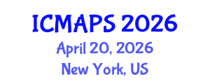 International Conference on Mathematical and Physical Sciences (ICMAPS) April 20, 2026 - New York, United States International Conference on Mathematical and Physical Sciences (ICMAPS) April 20, 2026 - New York, United States