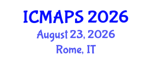 International Conference on Mathematical and Physical Sciences (ICMAPS) August 23, 2026 - Rome, Italy International Conference on Mathematical and Physical Sciences (ICMAPS) August 23, 2026 - Rome, Italy