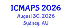 International Conference on Mathematical and Physical Sciences (ICMAPS) August 30, 2026 - Sydney, Australia International Conference on Mathematical and Physical Sciences (ICMAPS) August 30, 2026 - Sydney, Australia