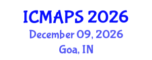 International Conference on Mathematical and Physical Sciences (ICMAPS) December 09, 2026 - Goa, India International Conference on Mathematical and Physical Sciences (ICMAPS) December 09, 2026 - Goa, India