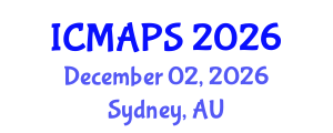 International Conference on Mathematical and Physical Sciences (ICMAPS) December 02, 2026 - Sydney, Australia International Conference on Mathematical and Physical Sciences (ICMAPS) December 02, 2026 - Sydney, Australia