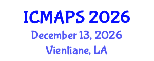 International Conference on Mathematical and Physical Sciences (ICMAPS) December 13, 2026 - Vientiane, Laos