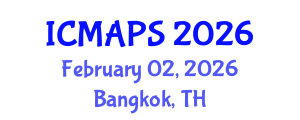 International Conference on Mathematical and Physical Sciences (ICMAPS) February 02, 2026 - Bangkok, Thailand International Conference on Mathematical and Physical Sciences (ICMAPS) February 02, 2026 - Bangkok, Thailand