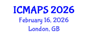 International Conference on Mathematical and Physical Sciences (ICMAPS) February 16, 2026 - London, United Kingdom International Conference on Mathematical and Physical Sciences (ICMAPS) February 16, 2026 - London, United Kingdom