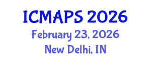 International Conference on Mathematical and Physical Sciences (ICMAPS) February 23, 2026 - New Delhi, India International Conference on Mathematical and Physical Sciences (ICMAPS) February 23, 2026 - New Delhi, India