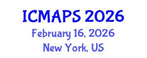 International Conference on Mathematical and Physical Sciences (ICMAPS) February 16, 2026 - New York, United States International Conference on Mathematical and Physical Sciences (ICMAPS) February 16, 2026 - New York, United States