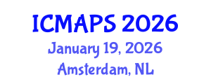 International Conference on Mathematical and Physical Sciences (ICMAPS) January 19, 2026 - Amsterdam, Netherlands International Conference on Mathematical and Physical Sciences (ICMAPS) January 19, 2026 - Amsterdam, Netherlands